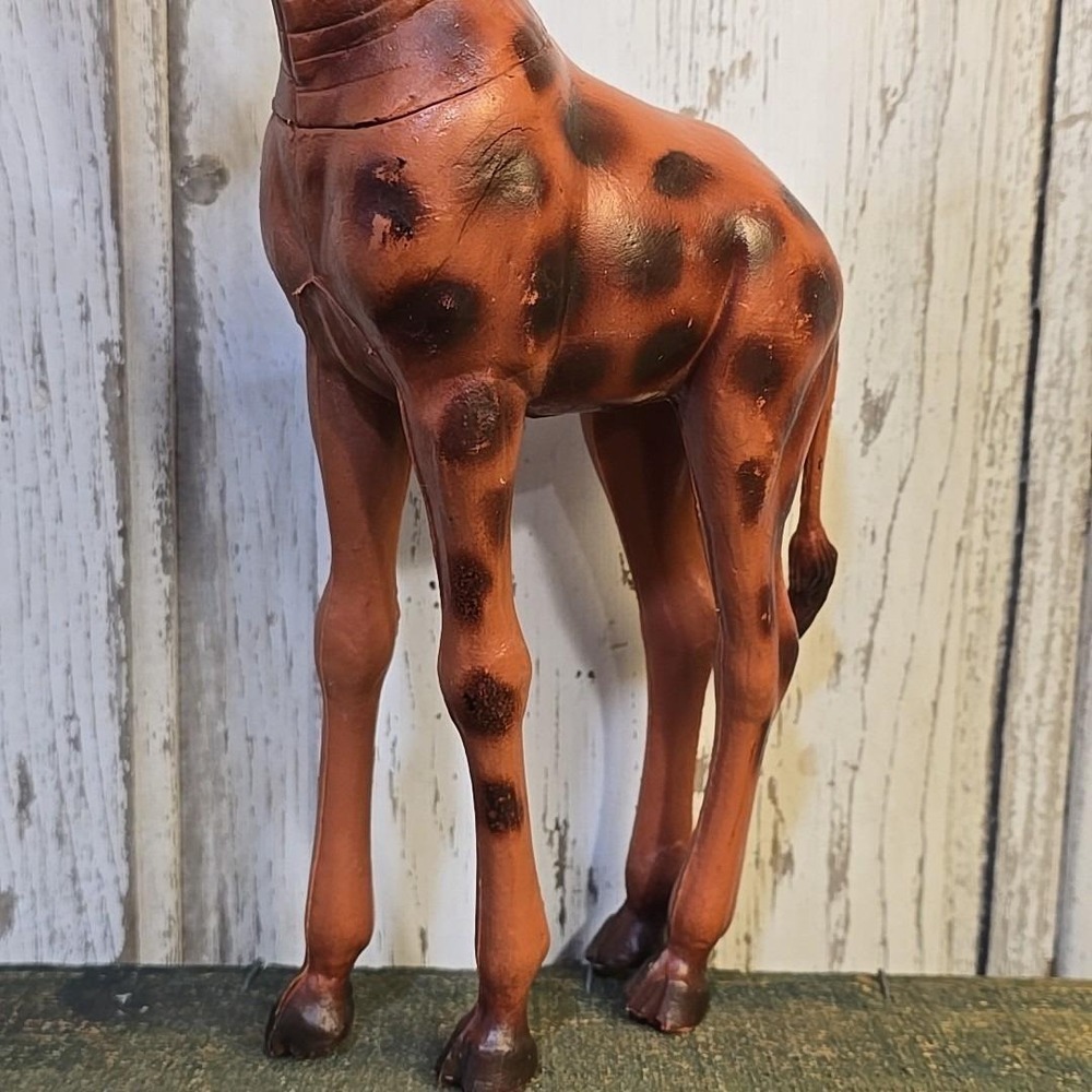 Vintage‎ Imperial 1985 GIRAFFE Figurine Safari Zoo Toy Plastic 14" - Picture 3 of 13